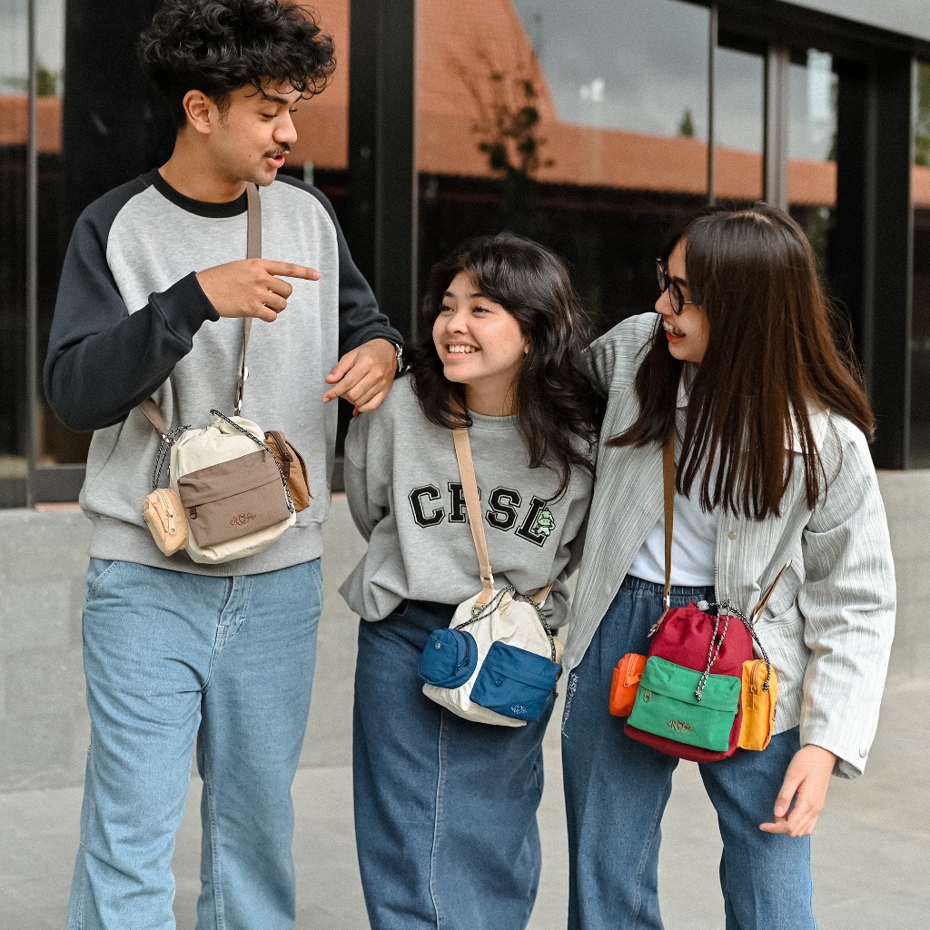 CRSL Abbey Slingbag Series I Tas Selempang I Crossbody I Shoulder Bag I Slimpang Unisex Pria Wanita