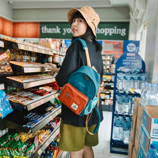Image of CRSL Mini Daysic Backpack Odin Teal Blue | Ransel Sekolah | Tas Backpack | Tas Punggung Mini | Tas Jalan-jalan | Mini Ransel | Bagpack Mini Unisex Pria Wanita