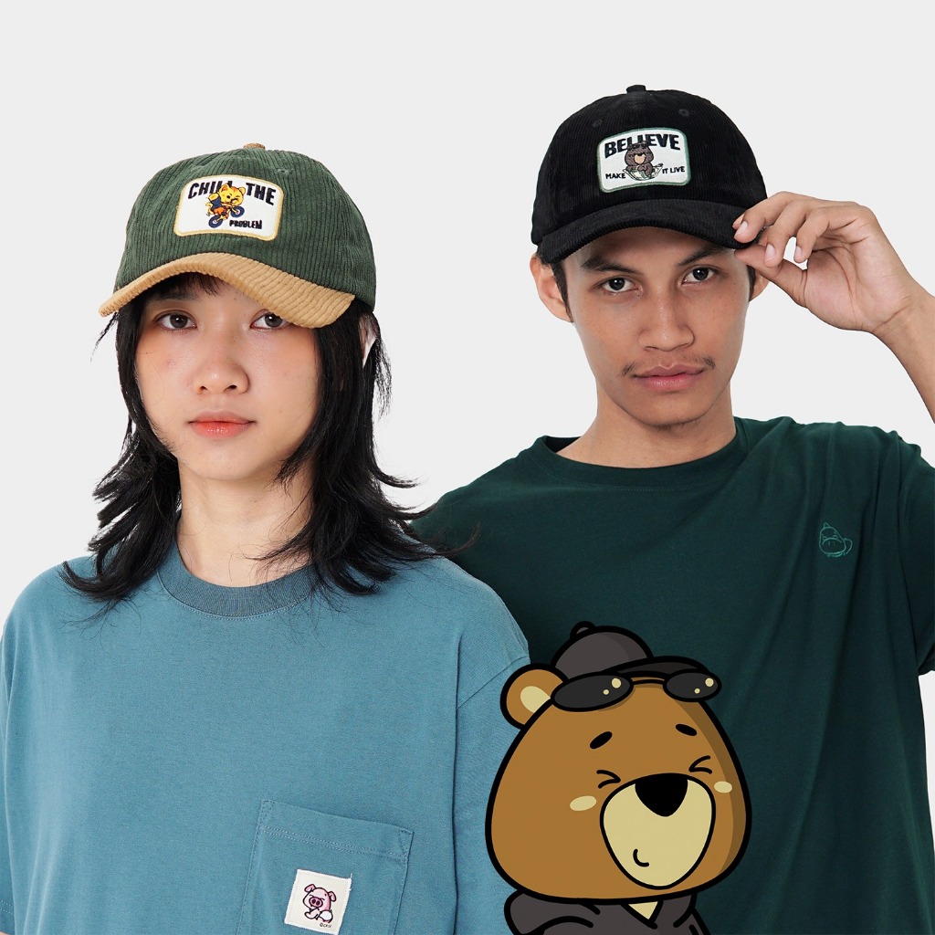 CRSL Cord Cap I Topi Bisbol I Snapback I Corduroy Hat I Baseball Cap I Topi Corduroy I Unisex