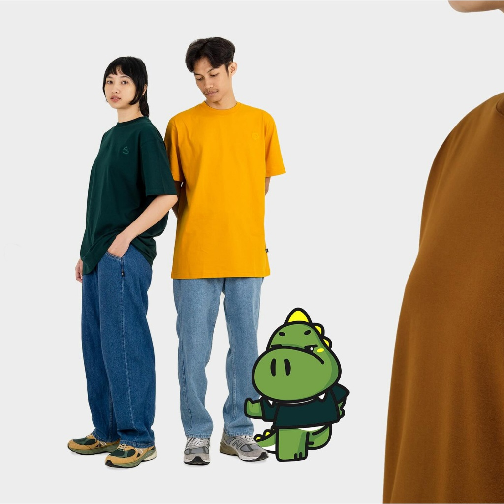 CRSL Kubo Tees Series I Basic T-shirt I Basic Top I Atasan Polos I Kaos Polos I Casual I Unisex
