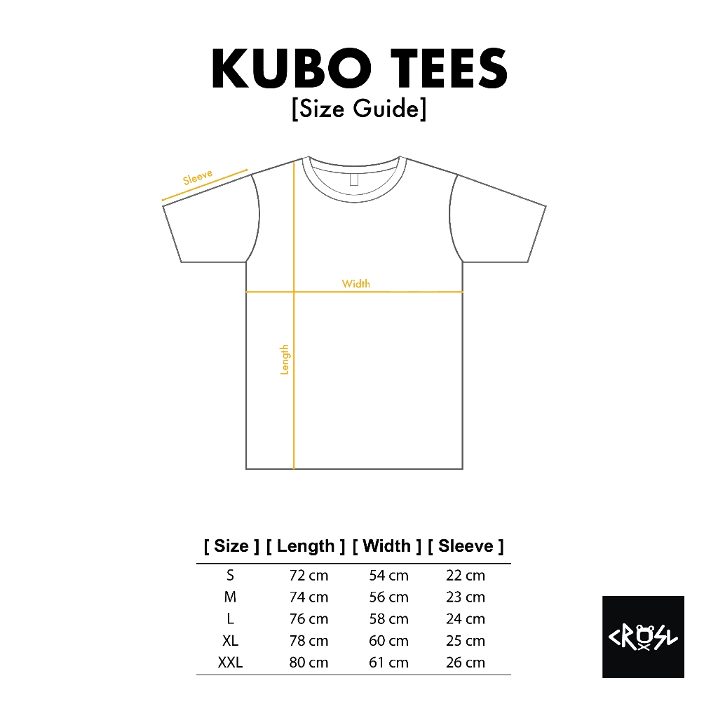 CRSL Kubo Tees Series I Basic T-shirt I Basic Top I Atasan Polos I Kaos Polos I Casual I Unisex