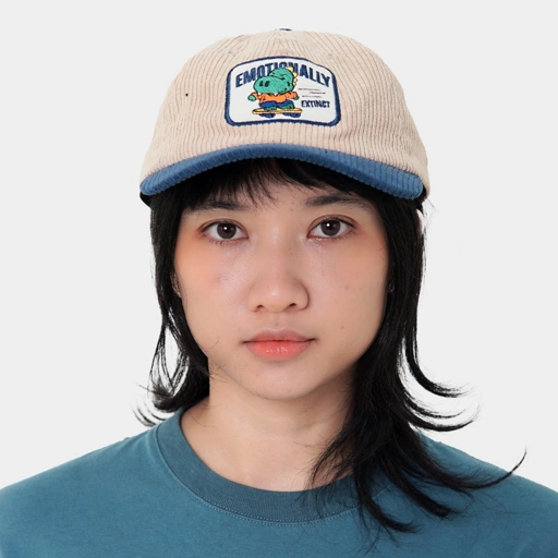 Image of CRSL Odin Cord Cap Cream I Snapback I Corduroy Hat I Baseball Cap I Topi Corduroy I Unisex