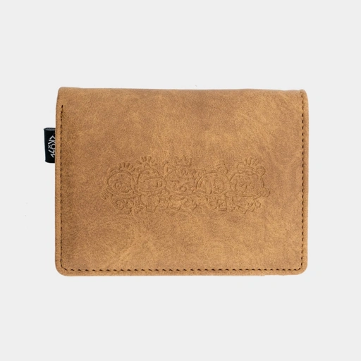 Image of CRSL Walther Wallet Khaki | Extra Card Holder | Dompet Kartu Kulit Kecil Pria Wanita | 2 in 1 Wallet | Dompet Lipat