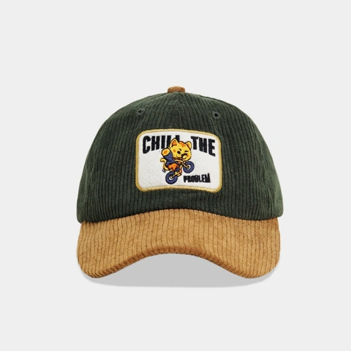 Image of CRSL Chilo Cord Cap Army I Topi Bisbol I Snapback I Corduroy Hat I Baseball Cap I Topi Corduroy I Unisex