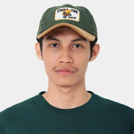 Image of CRSL Chilo Cord Cap Army I Topi Bisbol I Snapback I Corduroy Hat I Baseball Cap I Topi Corduroy I Unisex