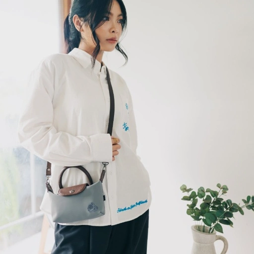 Image of CRSL Pigko Picabo Sling Bag Grey I Cross Body Mini Bag I Hand Bag I Tas Selempang wanita | Pouch bag | tas ponsel biru
