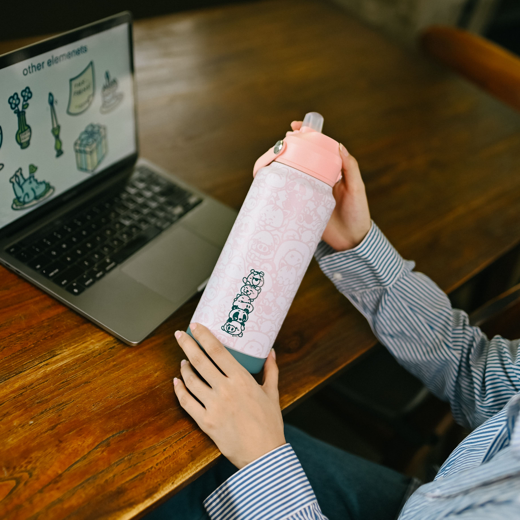 CRSL Drinke Broken White Tumblr Series I Botol Tempat minum I Tumbler I Tumblr Travel Bottle Stainless 900ml 32oz