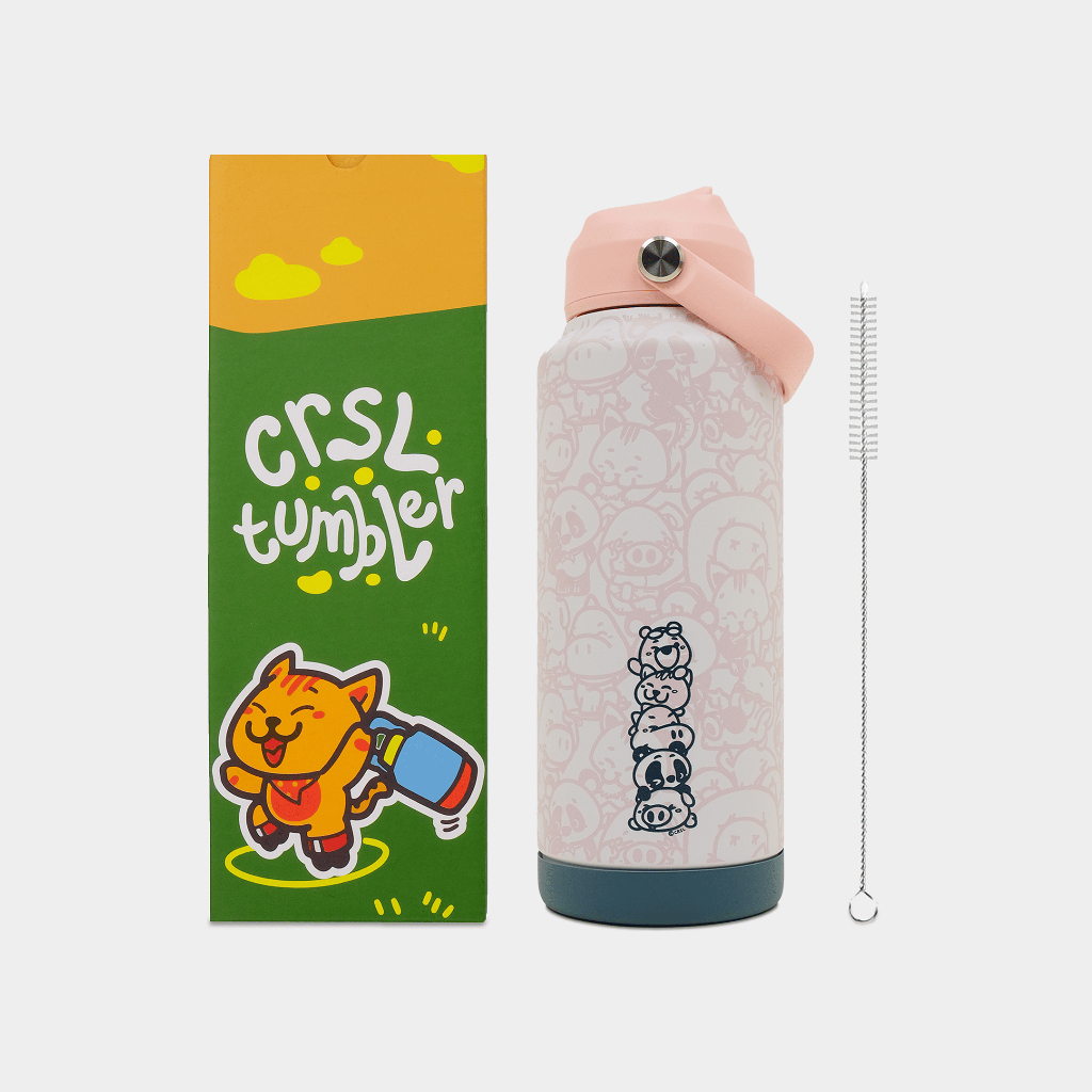 CRSL Drinke Broken White Tumblr Series I Botol Tempat minum I Tumbler I Tumblr Travel Bottle Stainless 900ml 32oz