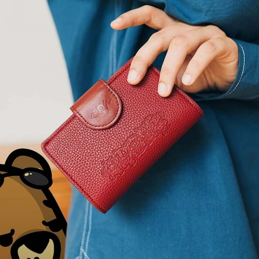 Image of CRSL Lettro Wallet I Dompet Lipat Kartu I Dompet Kulit Flip Flap Koin Unisex Pria Wanita | Leather