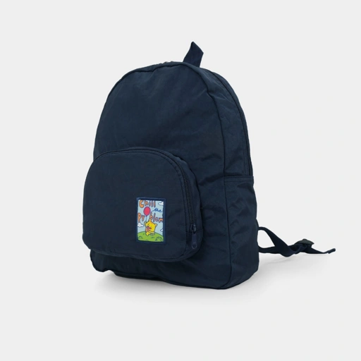 Image of CRSL Chilo Packo Backpack Navy I Ransel I Foldable Backpack I Tas Travel Lipat