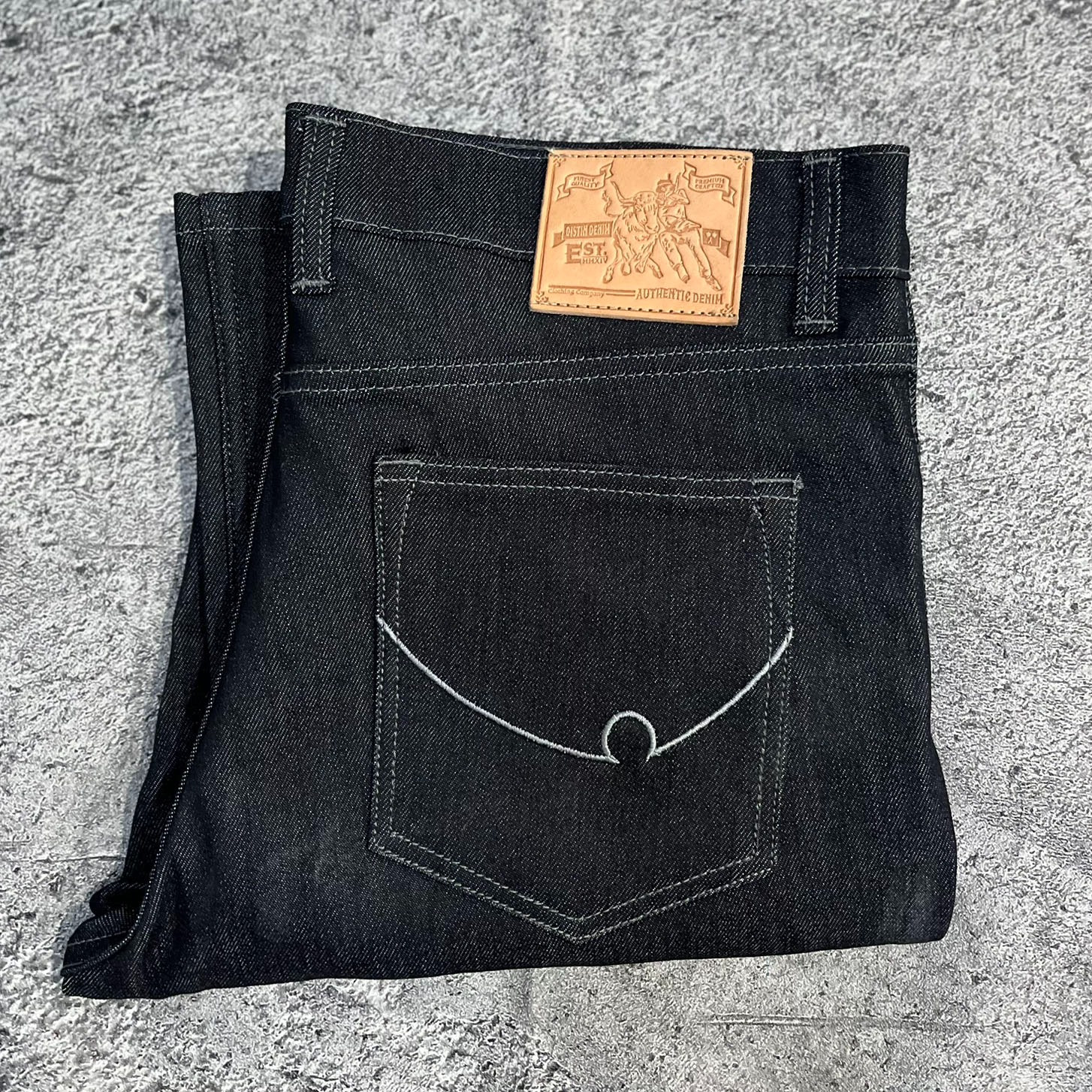 Black Indigo Denim Stretch 13oz 