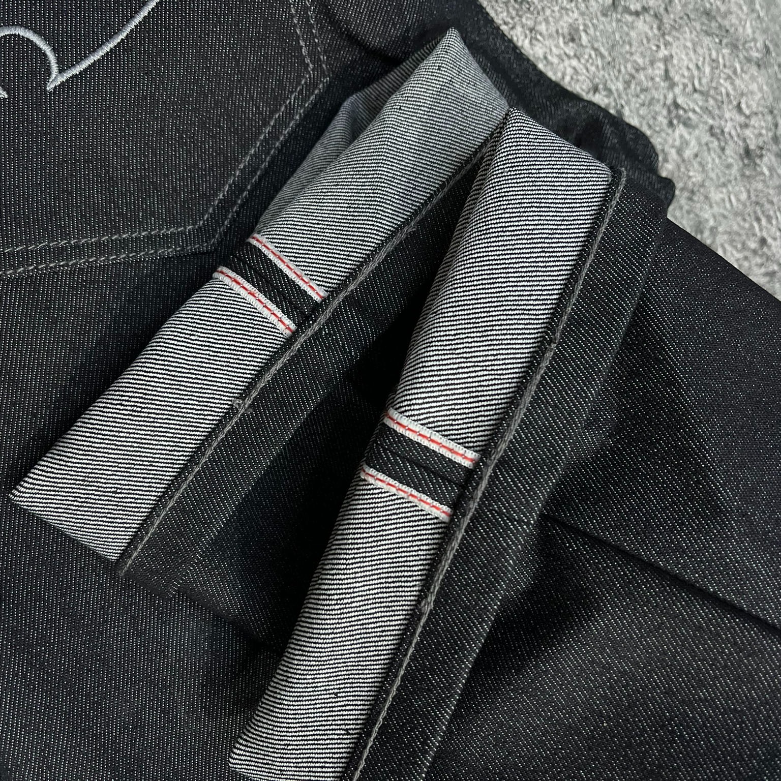 Black Indigo Denim Stretch 13oz 