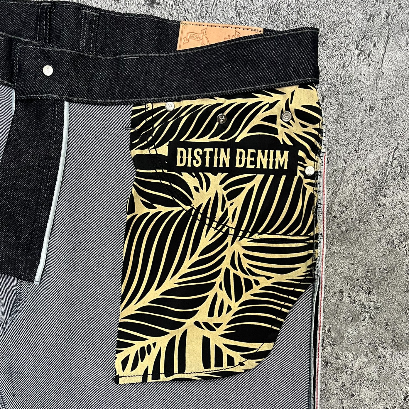 Black Indigo Denim Stretch 13oz 