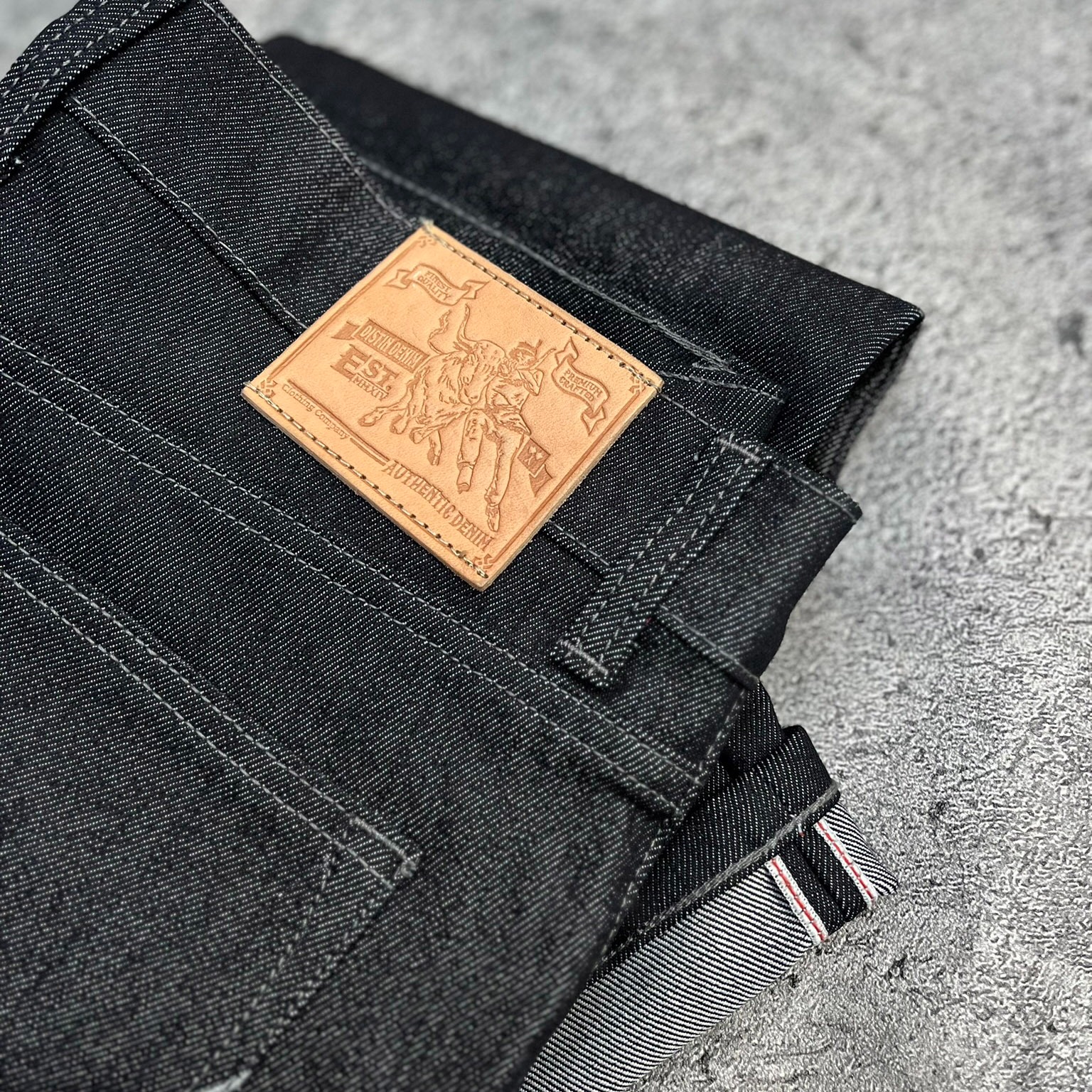 Black Indigo Denim Stretch 13oz 