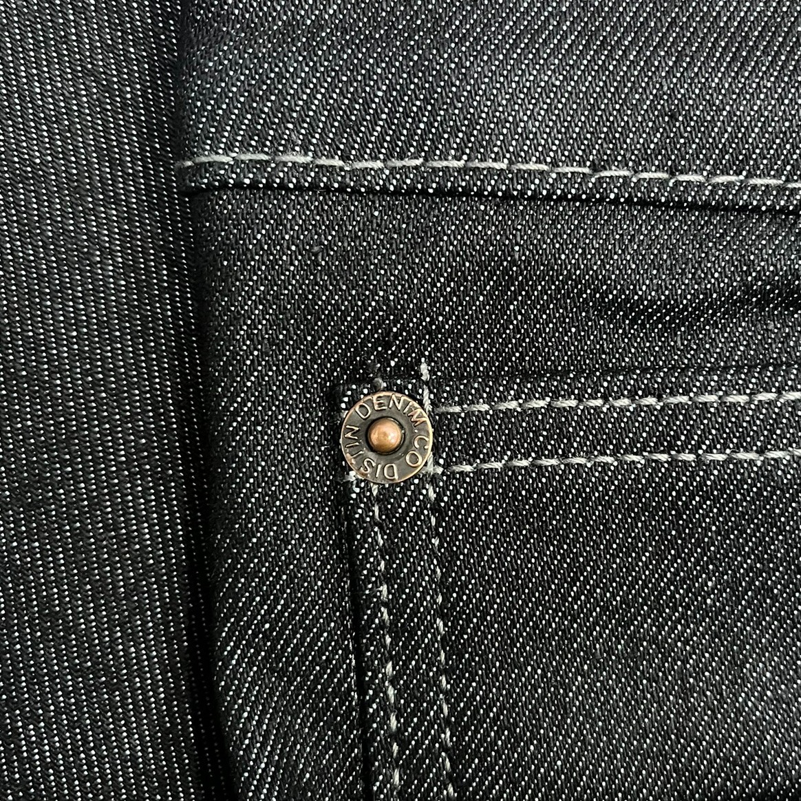 Black Indigo Denim Stretch 13oz 