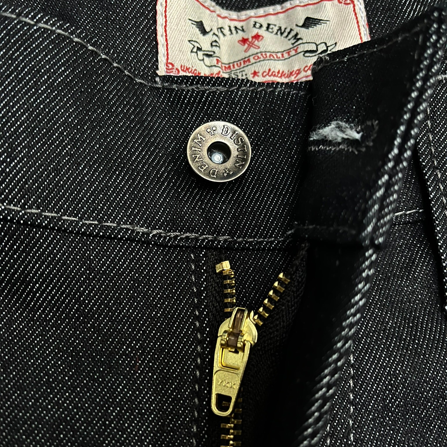 Black Indigo Denim Stretch 13oz 