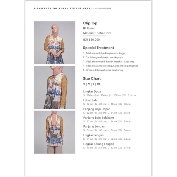 CLIP TOP DEFECT - RIA MIRANDA FOR RUMAH AYU