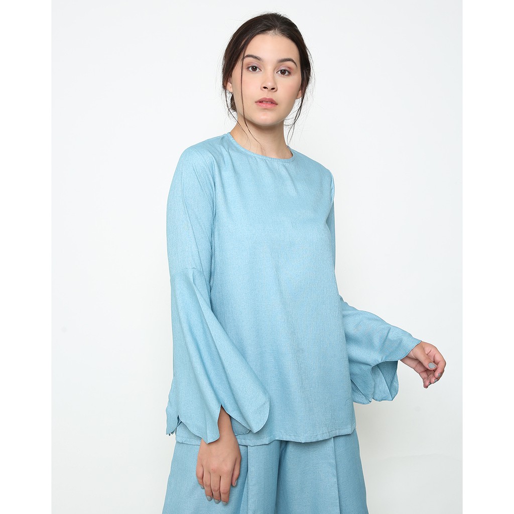 RAFEA TOP DENIM - RUMAH AYU