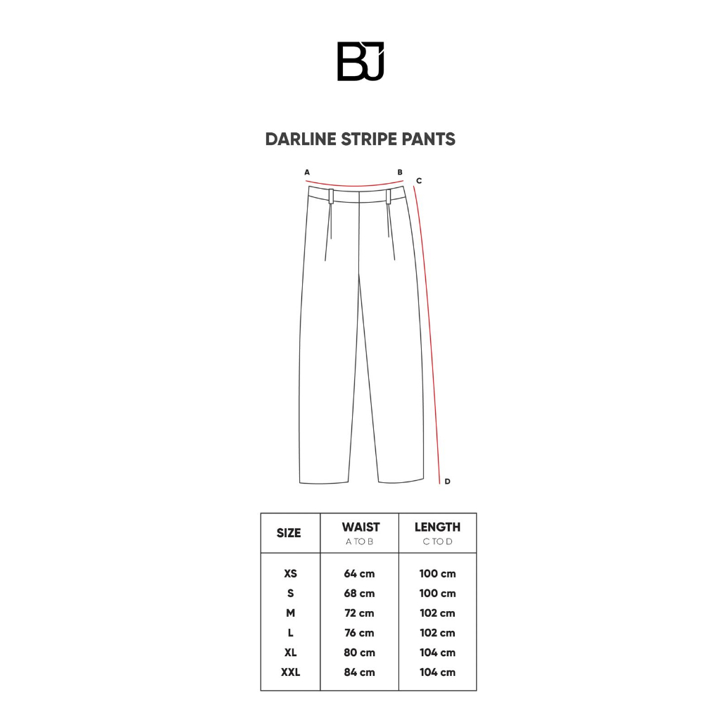 DARLINE STRIPE PANTS - BENANG JARUM