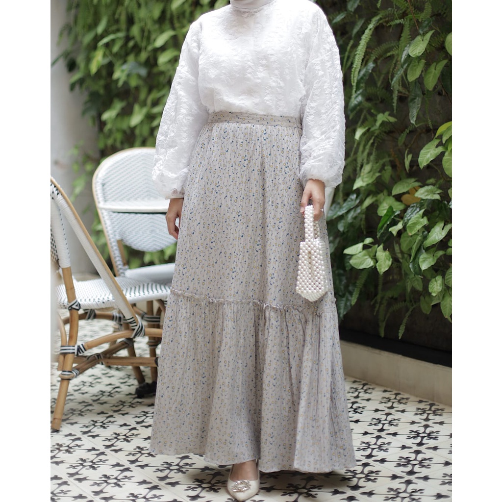 AYESHA SKIRT GREY - SIMPLYVEEWEE