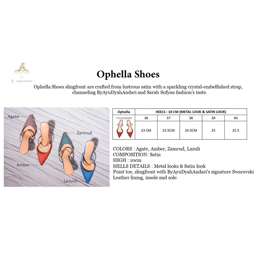 OPHELLA SHOES LAZULI - AYU DYAH ANDARI