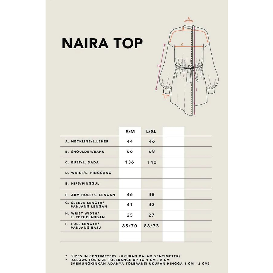 NAIRA ASYMMETRICAL TOP - KAMI