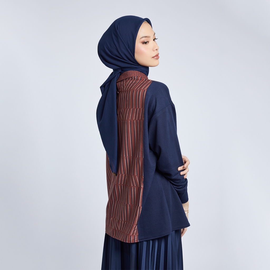 NESYA DROPSHOULDER TOP MIDNIGHT TERRA - KAMI