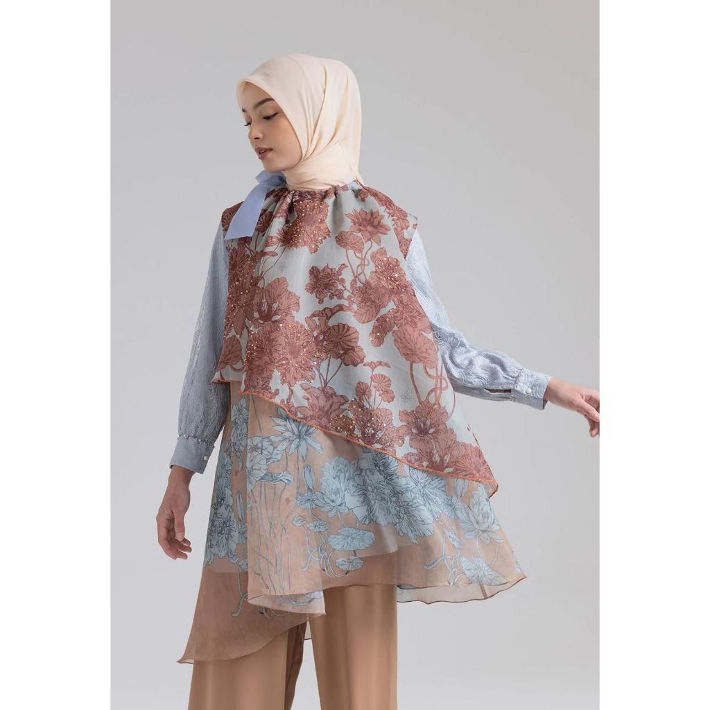 ADENA TUNIC CORAL PEACH - RIA MIRANDA
