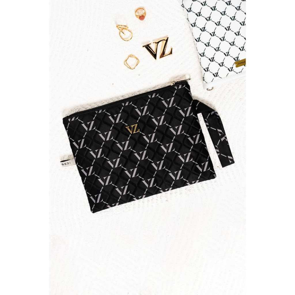 VZ MONOGRAM POUCH - VIVI ZUBEDI