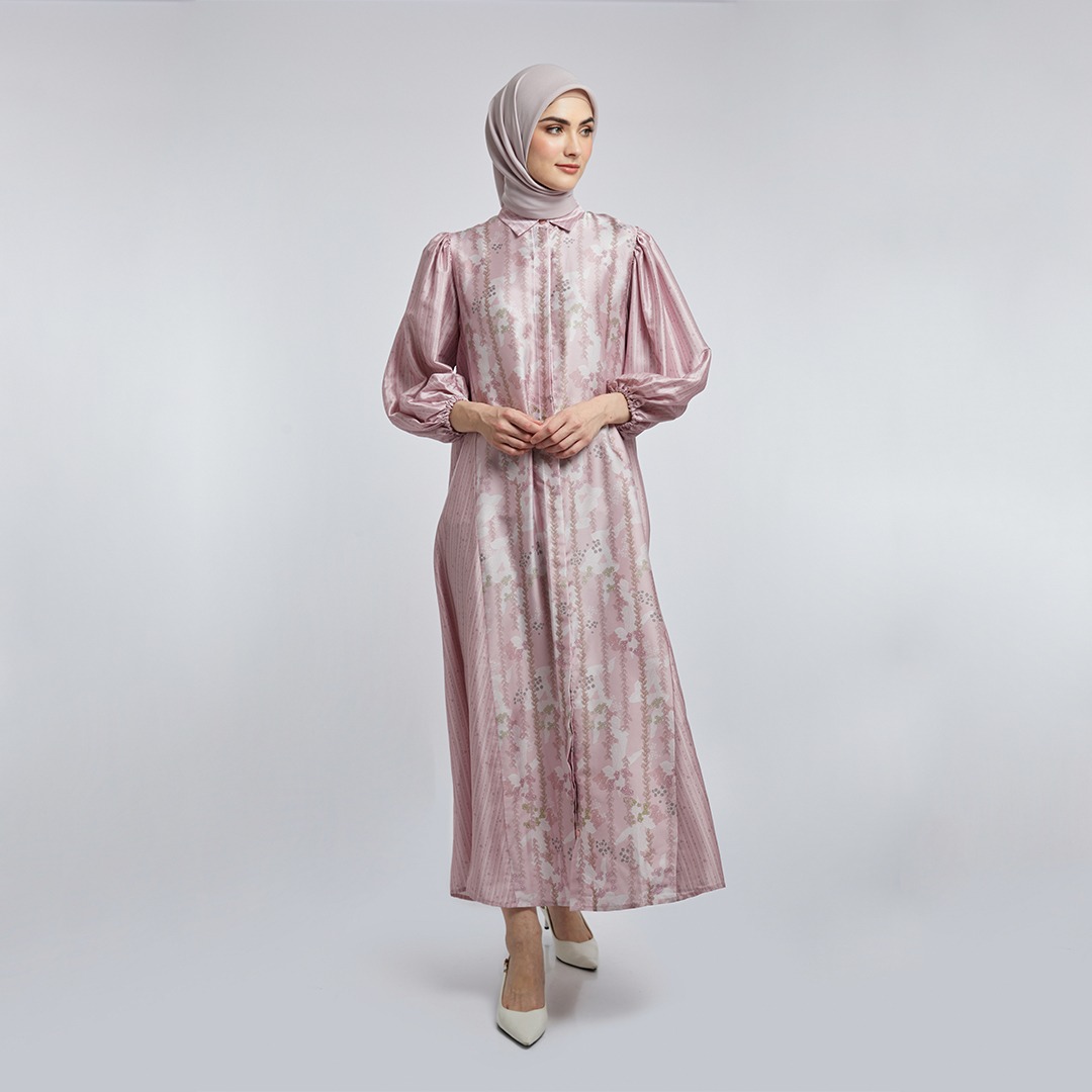 SAIRA PUFF SLEEVE DRESS - KAMI