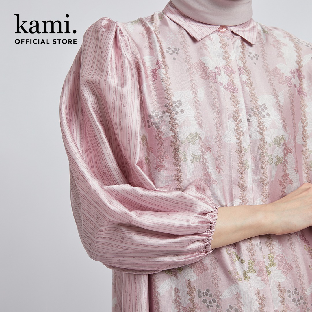 SAIRA PUFF SLEEVE DRESS - KAMI