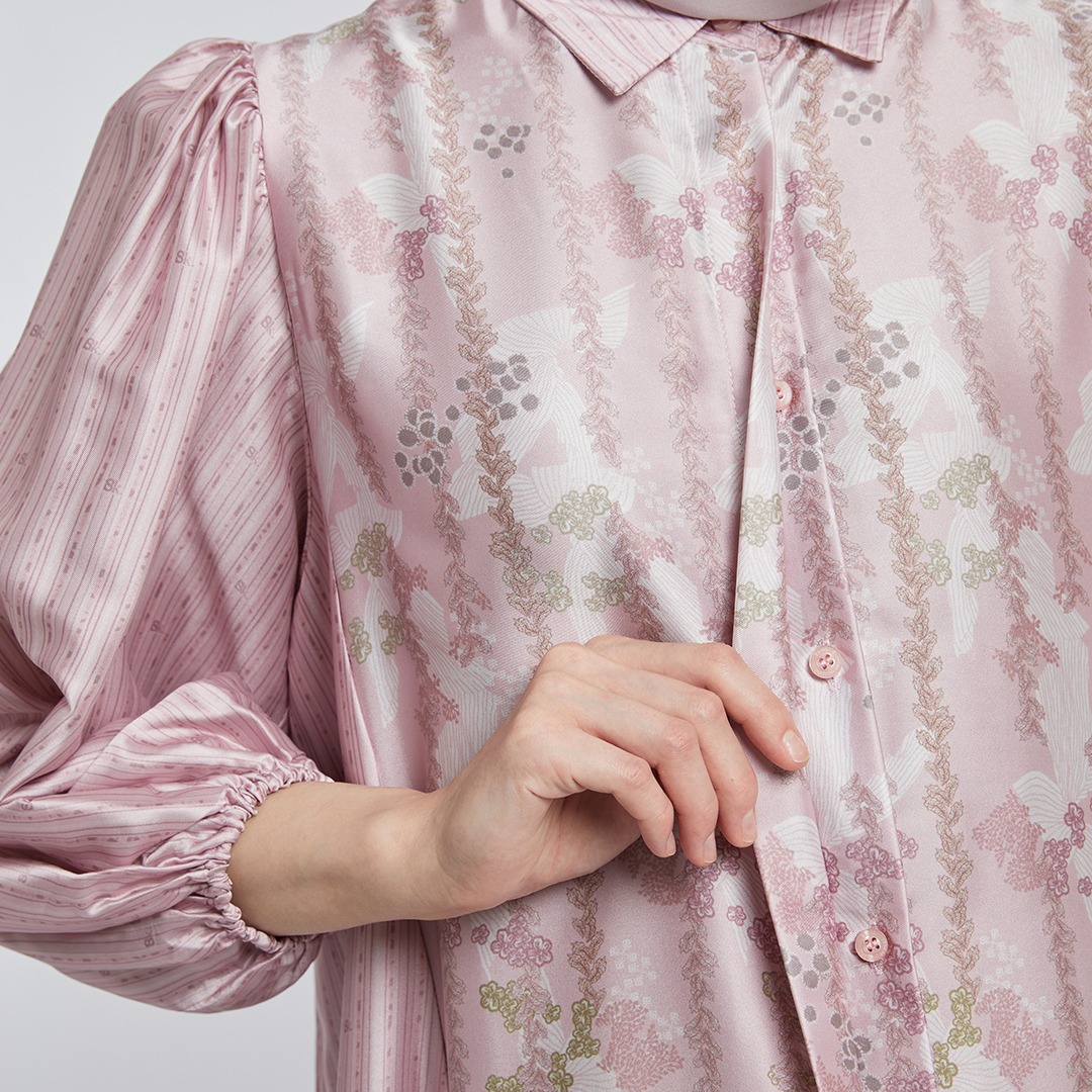 SAIRA PUFF SLEEVE DRESS - KAMI