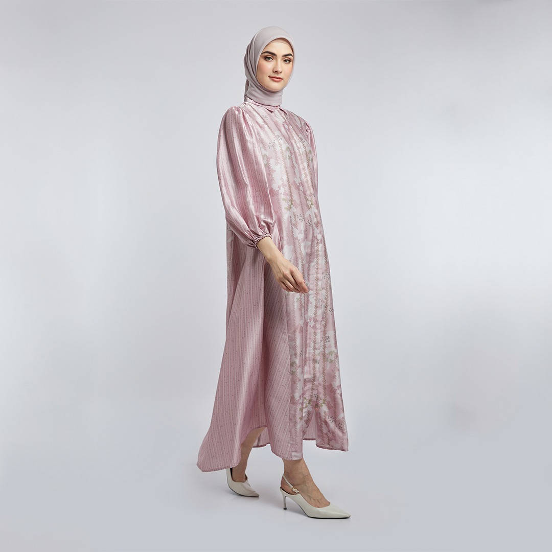 SAIRA PUFF SLEEVE DRESS - KAMI