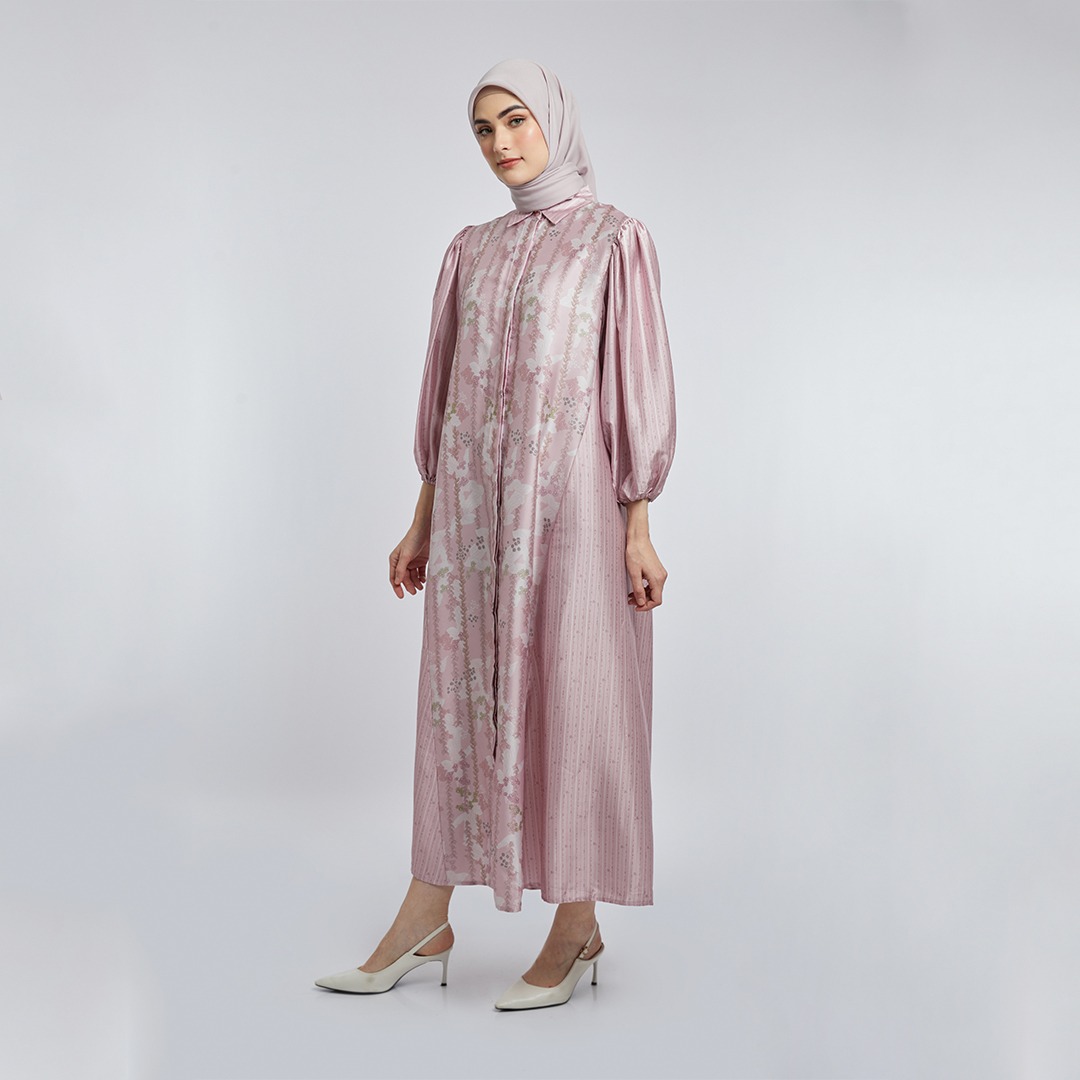 SAIRA PUFF SLEEVE DRESS - KAMI