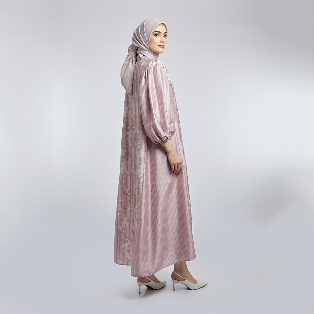 SAIRA PUFF SLEEVE DRESS - KAMI