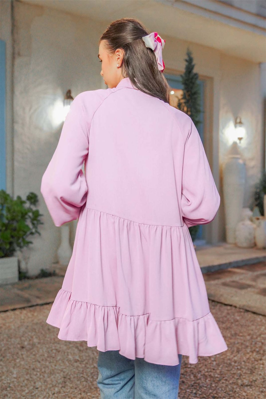 NAIRA TUNIC WITH RAGLAN SLEEVE - BENANG JARUM