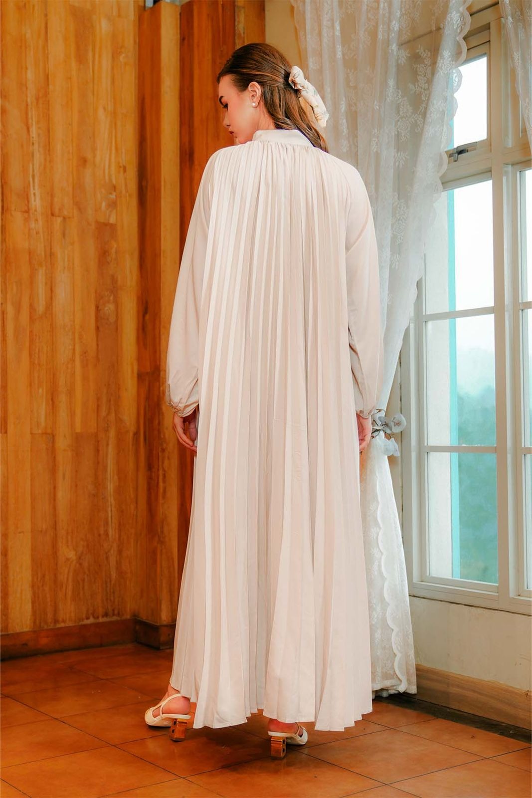 JOYCE PLEATED DRESS - BENANG JARUM