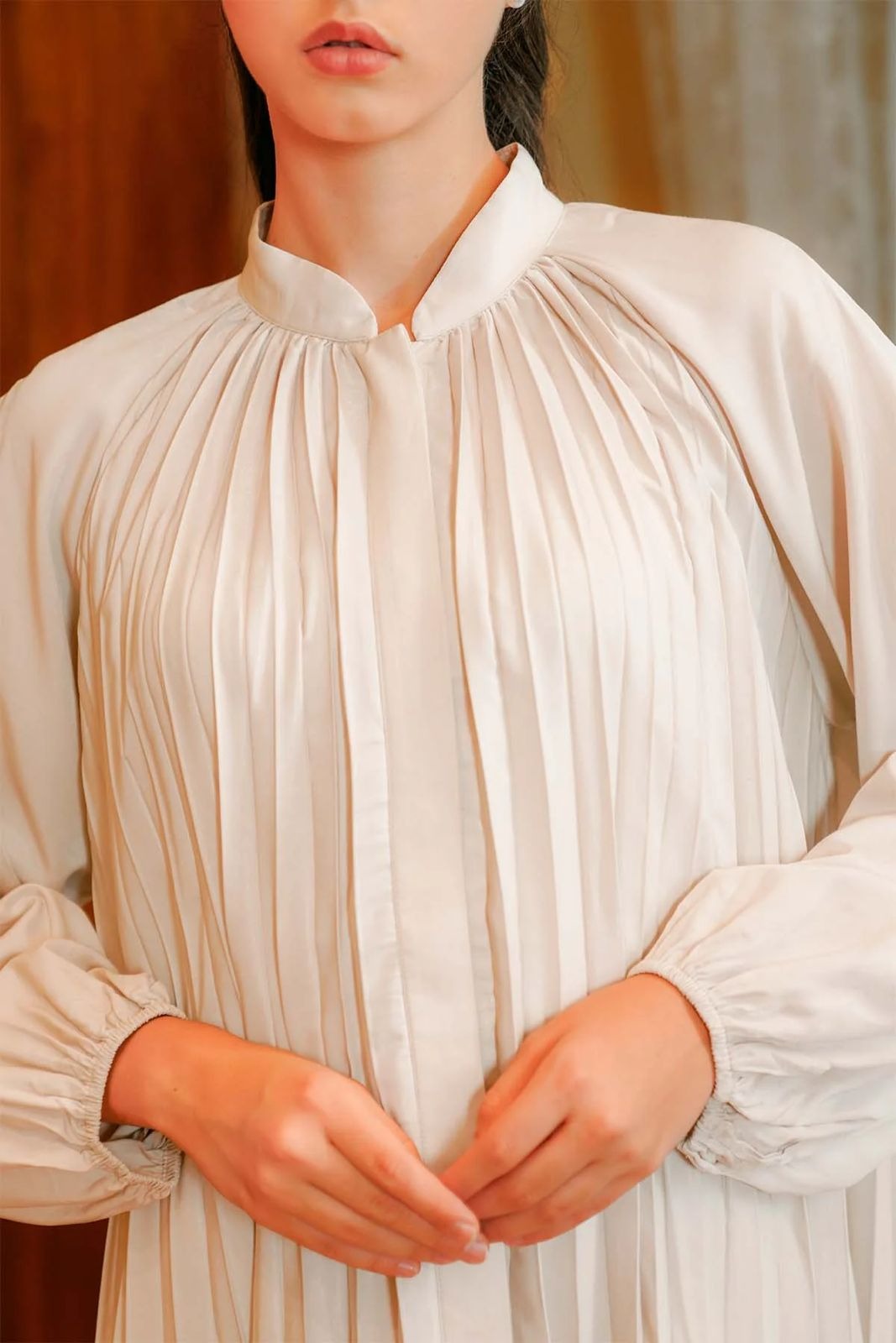 JOYCE PLEATED DRESS - BENANG JARUM