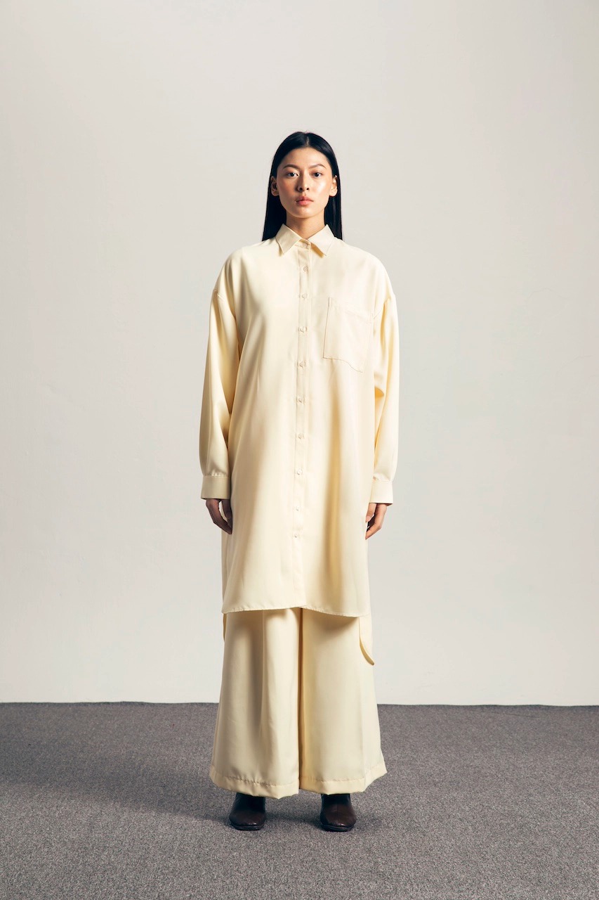 QYBURN TUNIC WAX YELLOW - IKYK