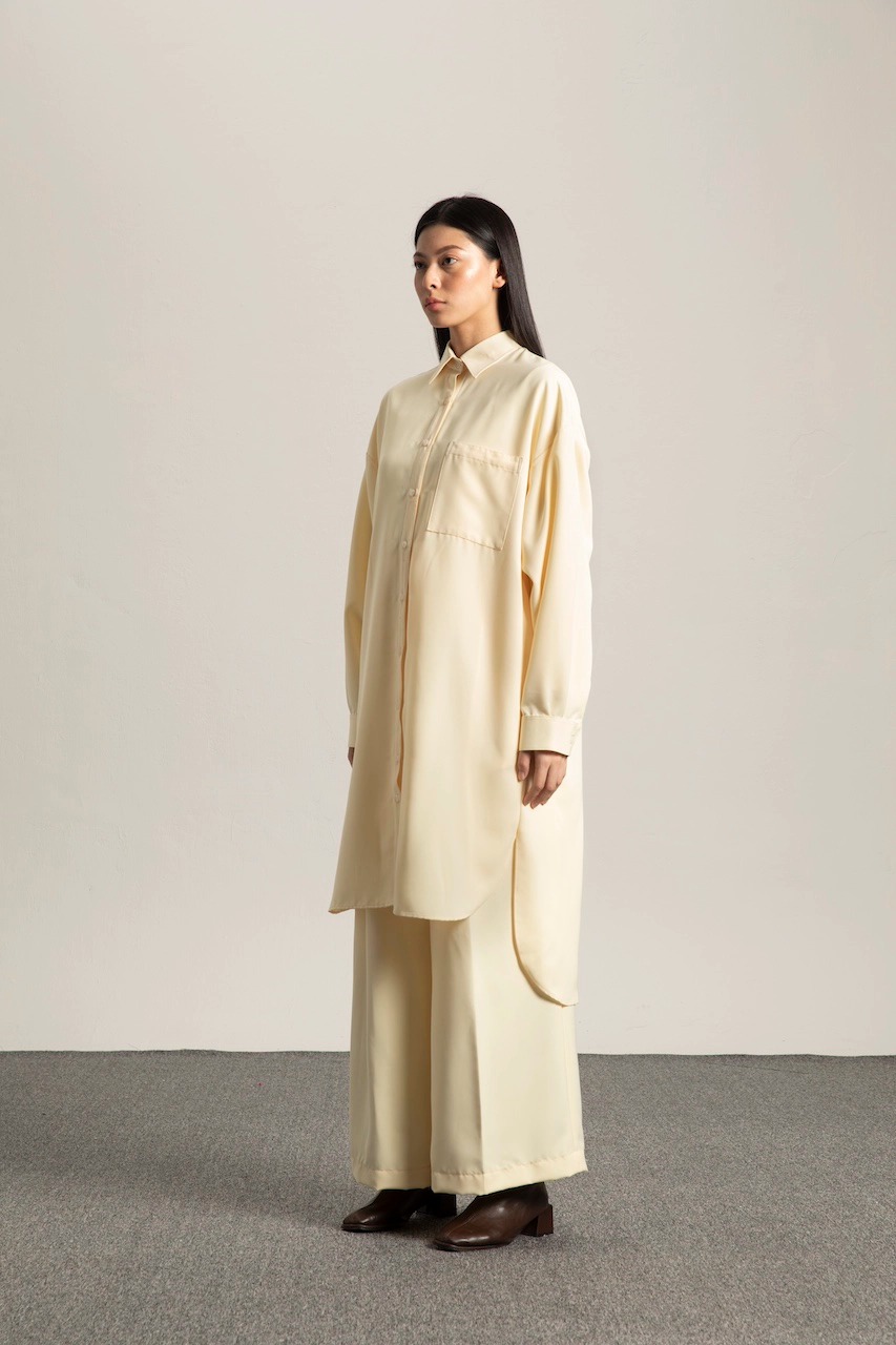 QYBURN TUNIC WAX YELLOW - IKYK