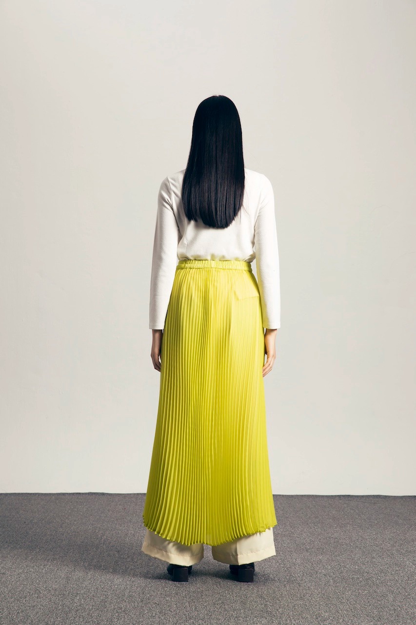 PERRENE SKIRT ACID LIME - IKYK