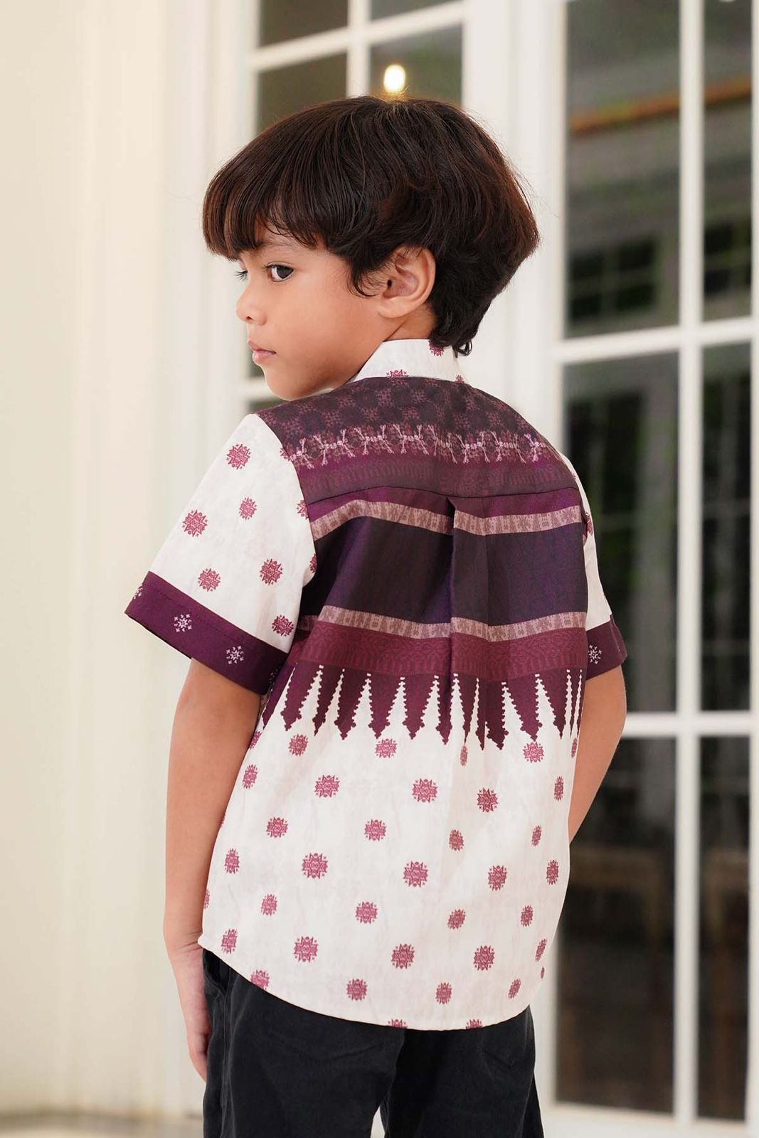 BENANG PELANGI NALANDA KIDS SHIRT SHORT SLEEVE - BENANG JARUM
