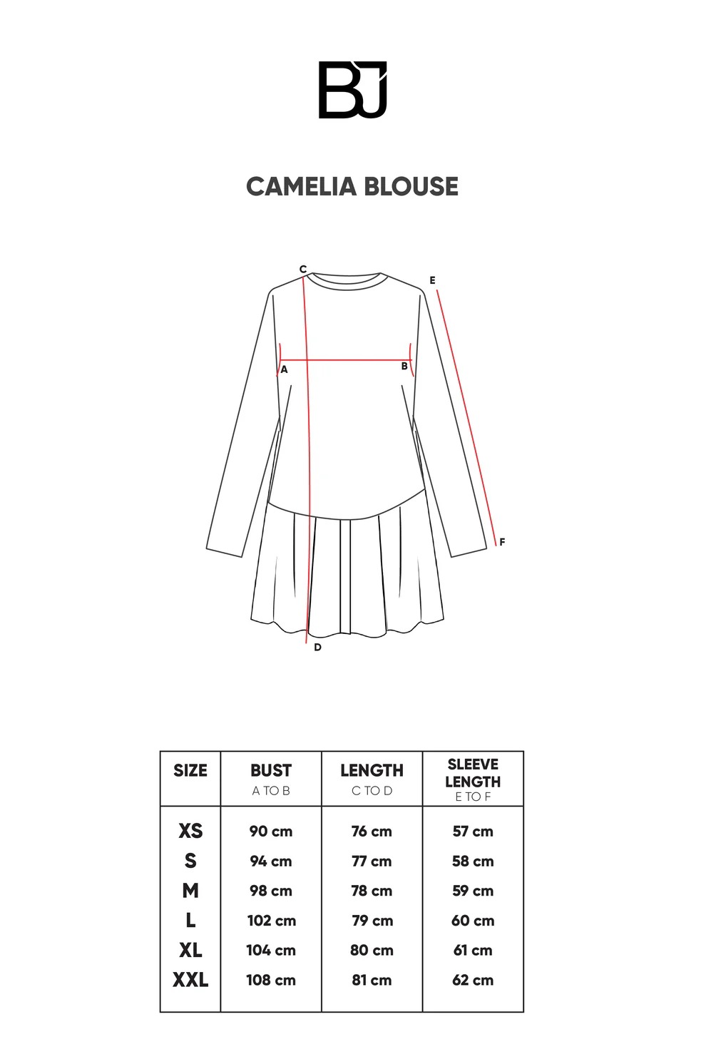 CAMELIA BLOUSE - BENANG JARUM