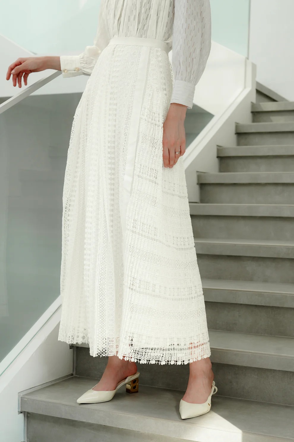 IRENE LACE SKIRT - BENANG JARUM