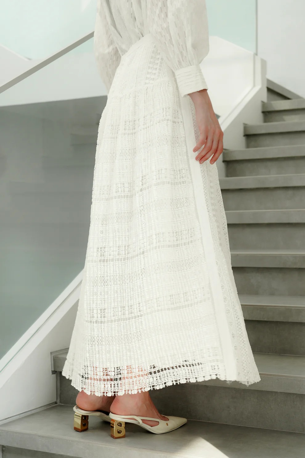 IRENE LACE SKIRT - BENANG JARUM