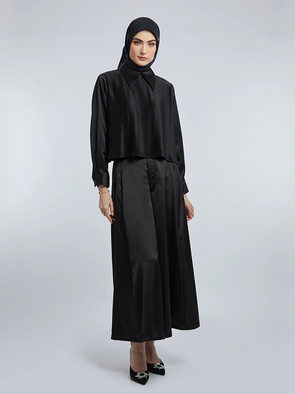 AZLIN PLEATED TOP PLAIN - KAMI