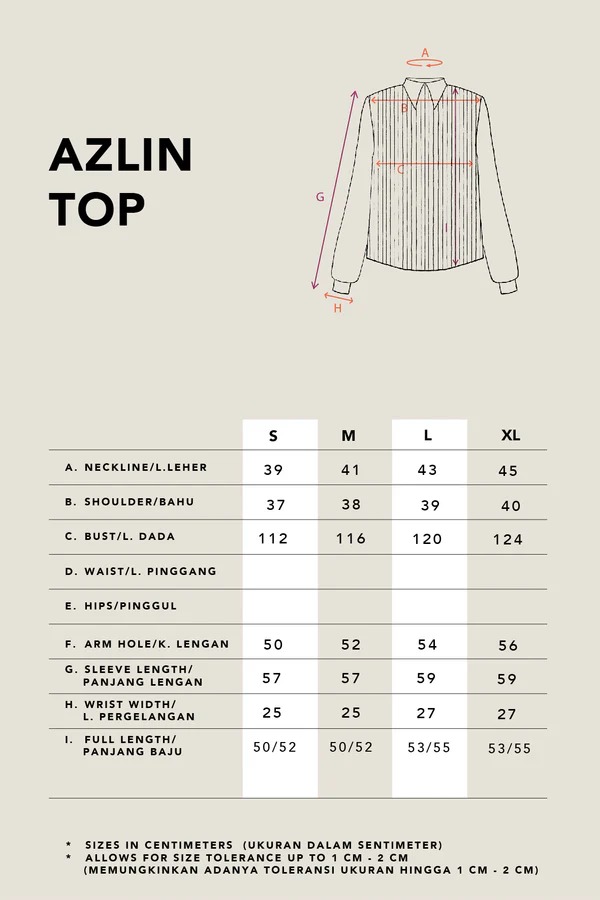 AZLIN PLEATED TOP PLAIN - KAMI