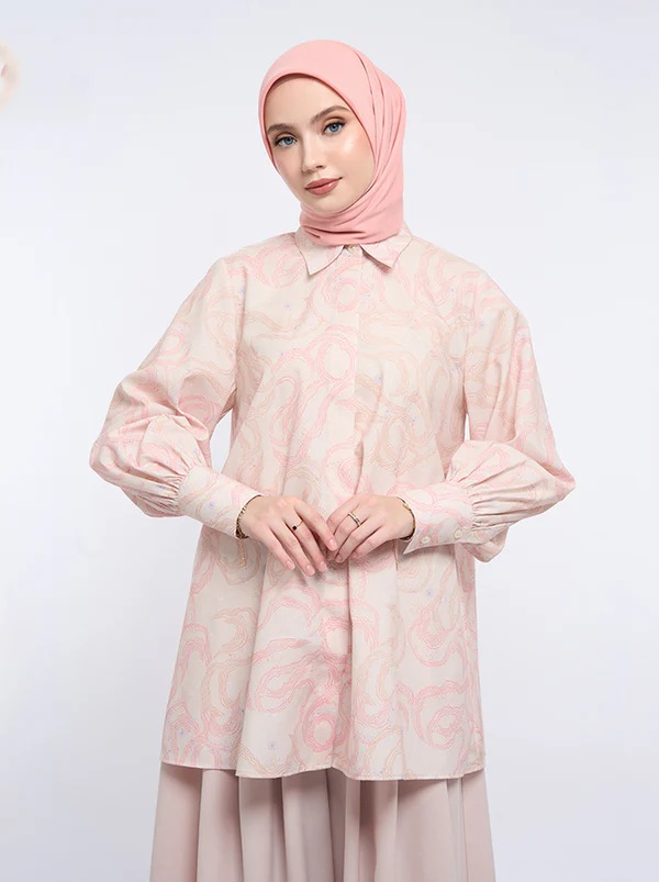 AKASHA BISHOP SLEEVE TOP - KAMI