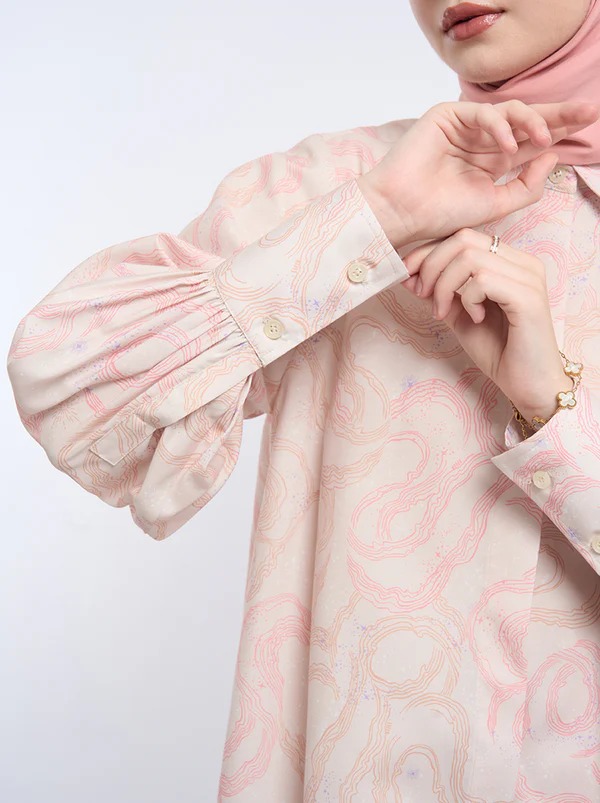 AKASHA BISHOP SLEEVE TOP - KAMI