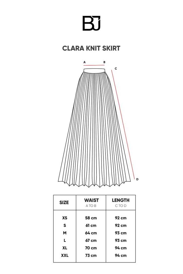 CLARA KNIT SKIRT - BENANG JARUM